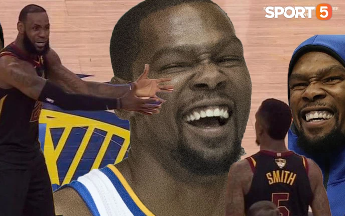 Chuyện giờ mới kể: Kevin Durant hạnh phúc hết cỡ khi JR Smith quên tỉ số ở chung kết 2018