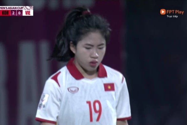 Trực tiếp ĐT Việt Nam 0-2 ĐT Hàn Quốc, Asian Cup nữ 2022: Kiên cường phòng ngự  - Ảnh 3.