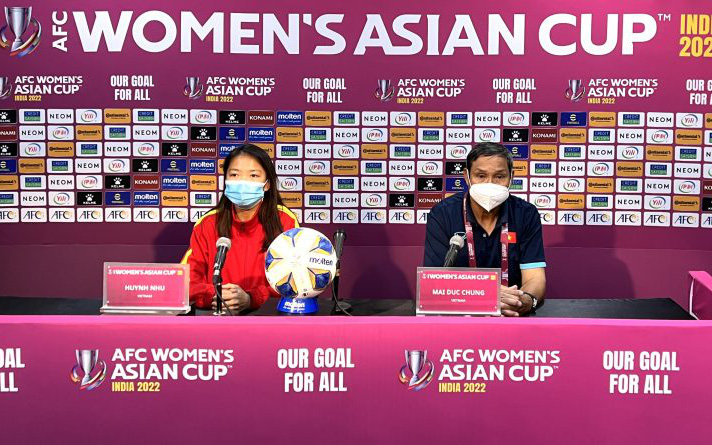 HLV trưởng tuyển nữ Việt Nam tiết lộ chiến thuật thắng Thái Lan, tiến gần vé dự World Cup 2023