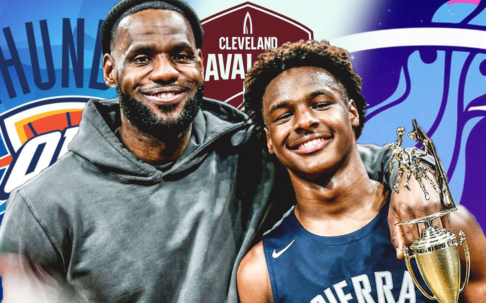 Đâu là địa điểm lý tưởng cho màn tái ngộ của cha con LeBron James?