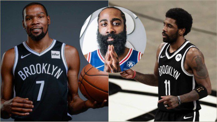 Kyrie Irving và James Harden nói gì trong ngày đối đầu tại Wells Fargo Center? - Ảnh 1.