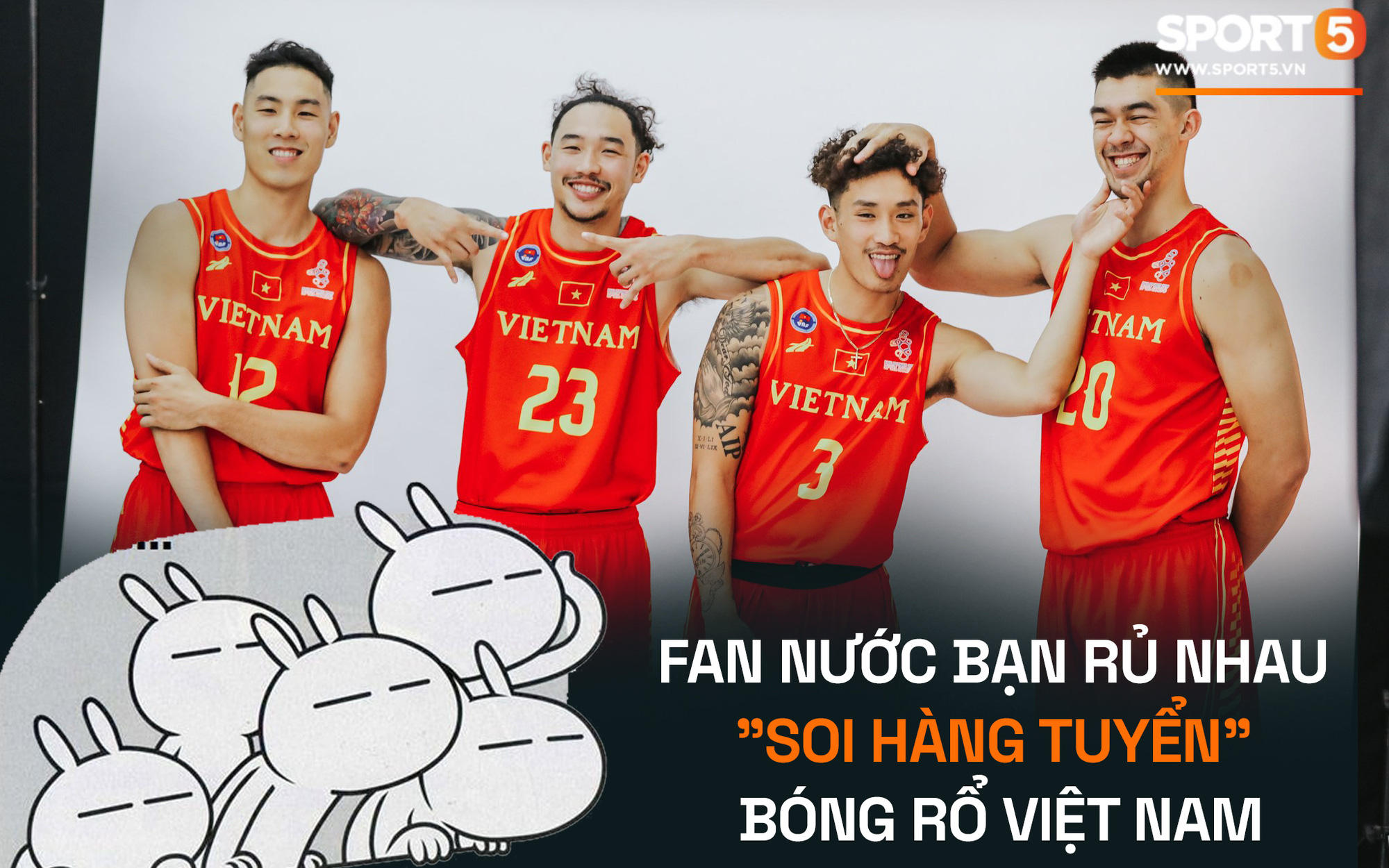 Tuyển bóng rổ vừa tung danh sách tập huấn, fan nước bạn rủ nhau "soi hàng tuyển" đội hình Việt Nam