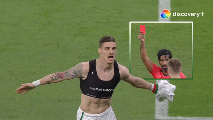 Tuyển thủ Bulgaria ăn mừng kiểu Ronaldo và nhận cái kết đắng ngắt - Ảnh 3.