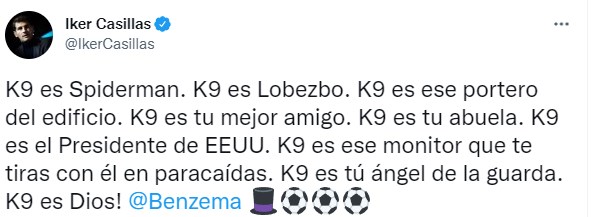Iker Casillas ví von Benzema như "Người Nhện, tổng thống Mỹ và Chúa" - Ảnh 1.