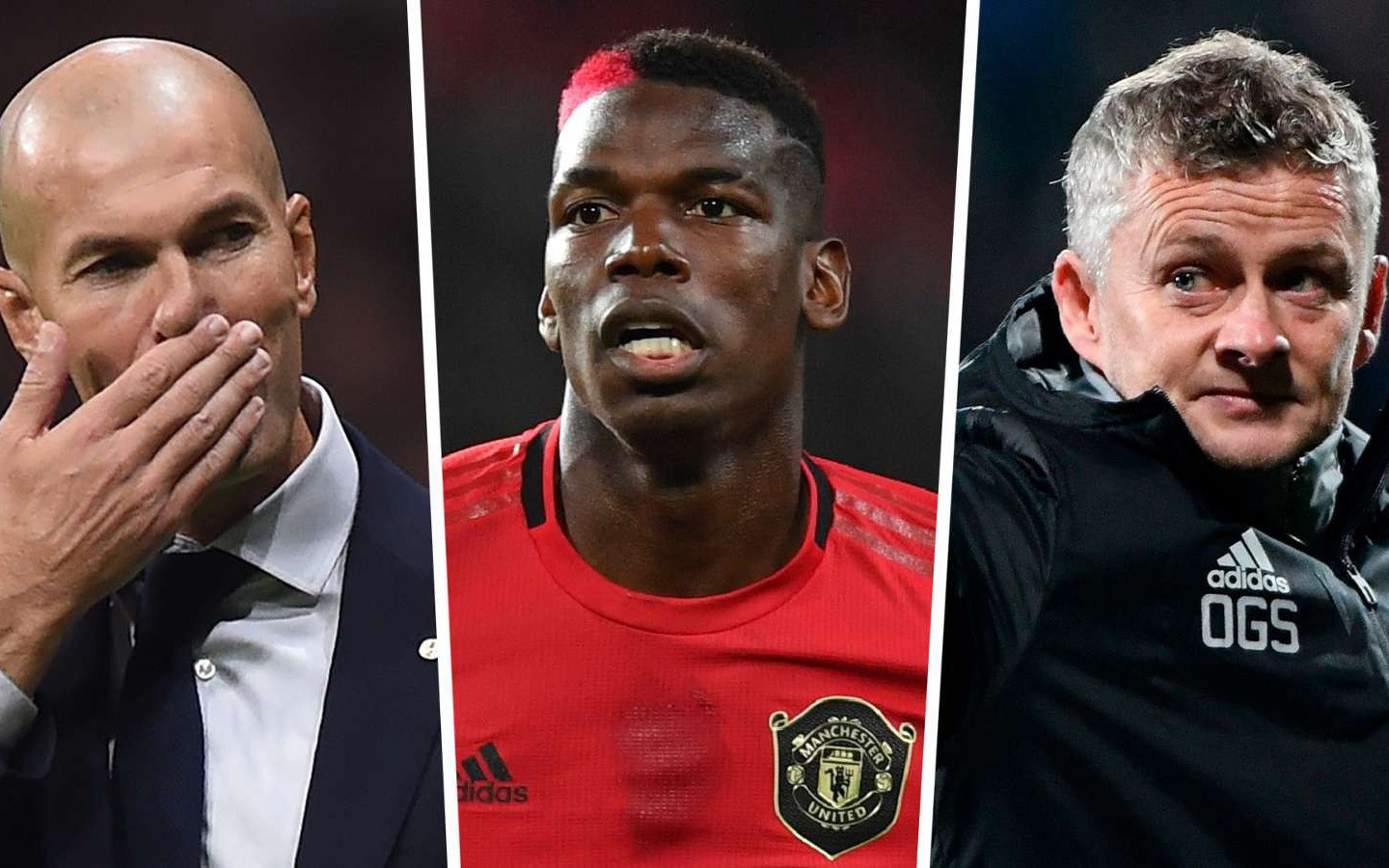 Solskjaer nói gì khi thấy hình ảnh Pogba “tay bắt mặt mừng” với Zidane ở Dubai