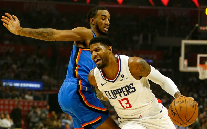 NBA 19-20: Tỏa sáng ở những giây cuối cùng, Paul George giúp Los Angeles Clippers giành chiến thắng trước Oklahoma City Thunder