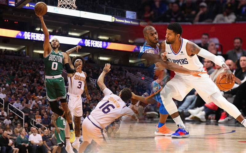 NBA 2019-2020 ngày 19/11: Boston Celtics giữ vững ngôi vị đầu BXH, Los Angeles Clippers thắng vất vả trước Oklahoma City Thunder