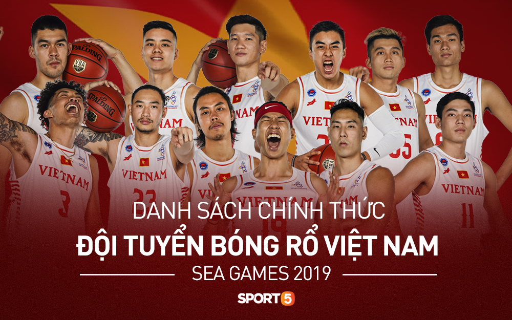 Đội tuyển bóng rổ Việt Nam chính thức chốt danh sách tham dự SEA Games 30 tại Philippines