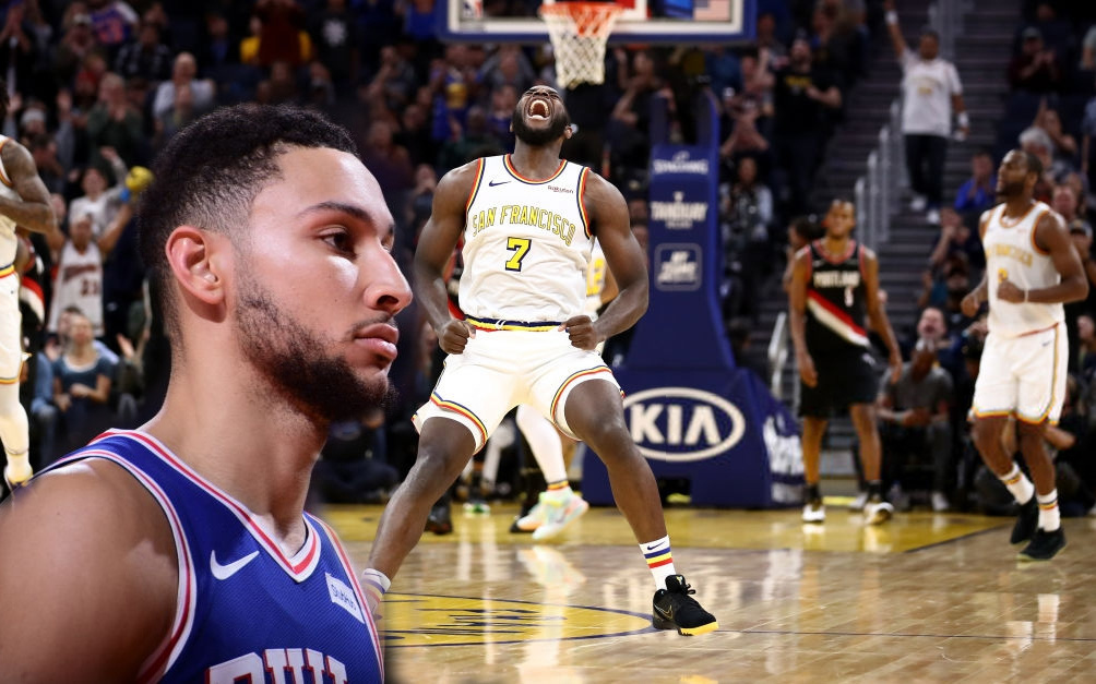 NBA 2019-2020 ngày 5/11: Philadelphia 76ers đứt mạch bất bại, Golden State Warriors lần đầu chiến thắng tại Chase Center