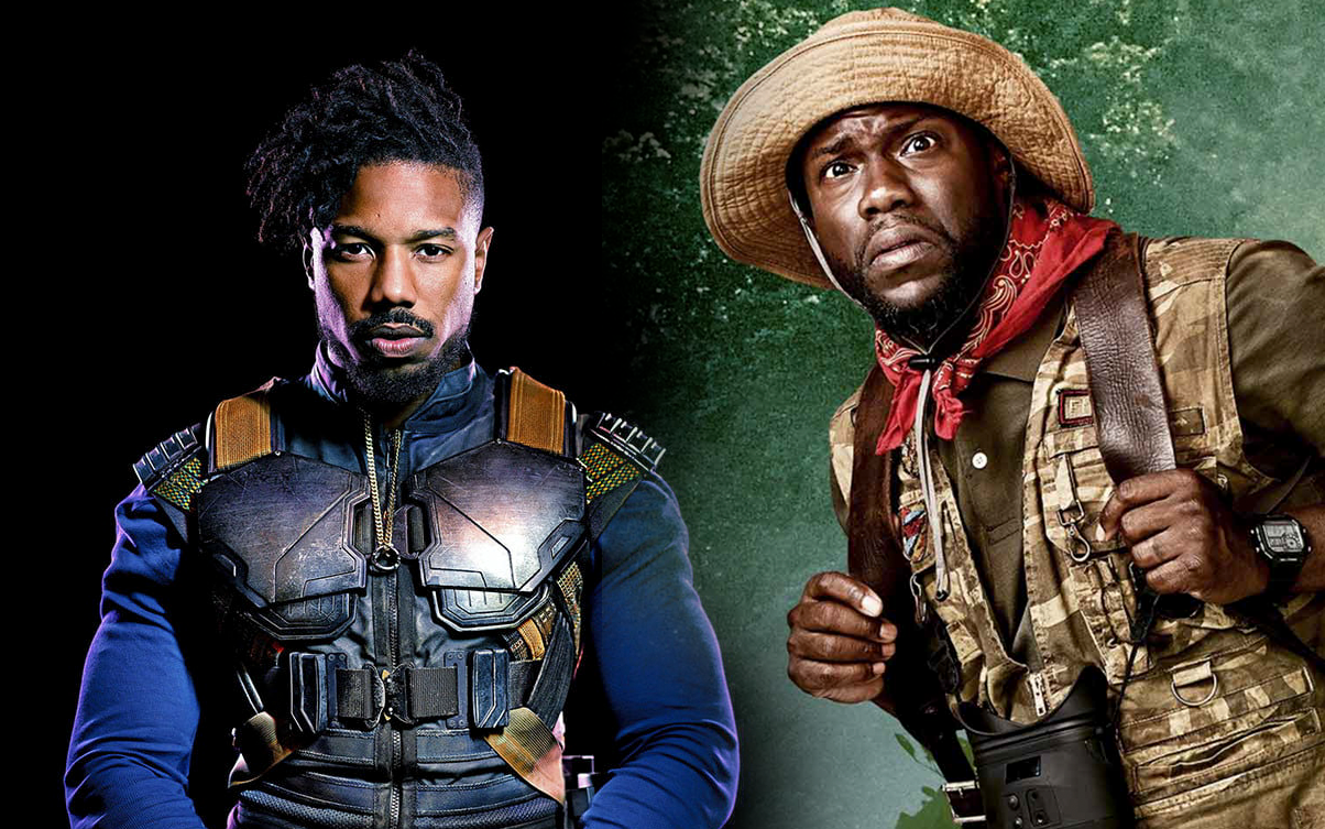 Diễn viên bom tấn Jumanji và Black Panther xuất hiện tại derby Los Angeles: Người trở thành bình luận viên bất đắc dĩ, kẻ suýt bị "đè bẹp" bởi trung phong khổng lồ của Los Angeles Lakers