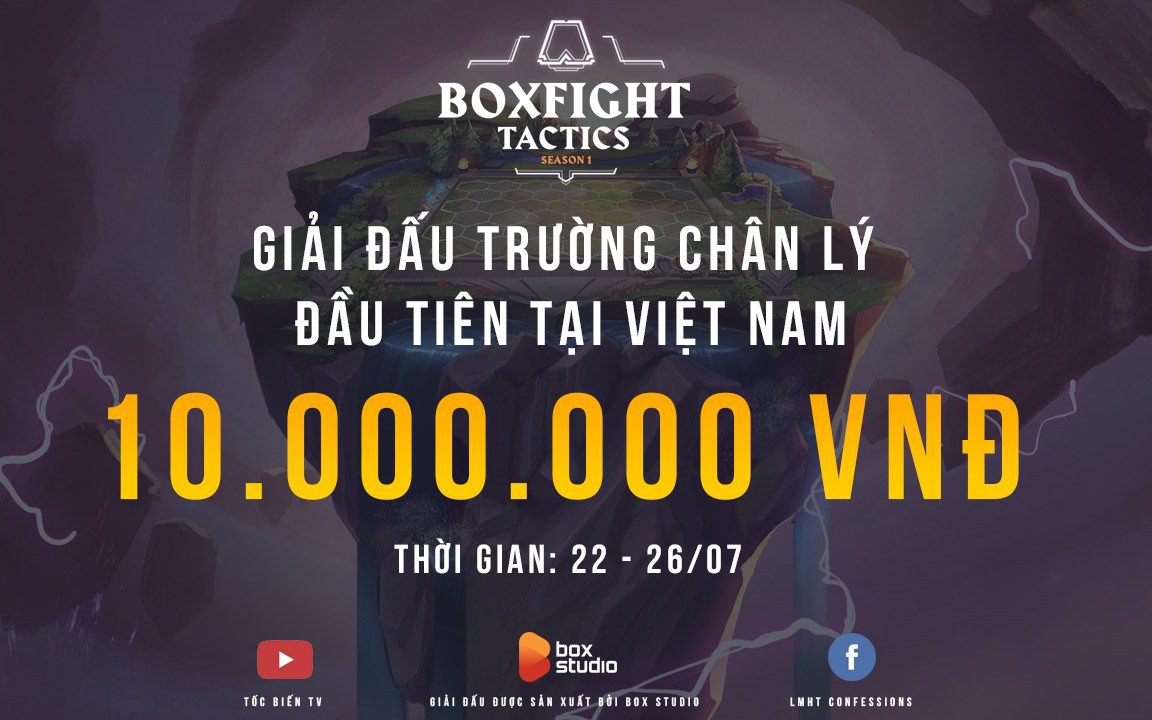 Giải Đấu Trường Chân Lý đầu tiên tổ chức ở Việt Nam, quy tụ nhiều streamer nổi tiếng tham gia