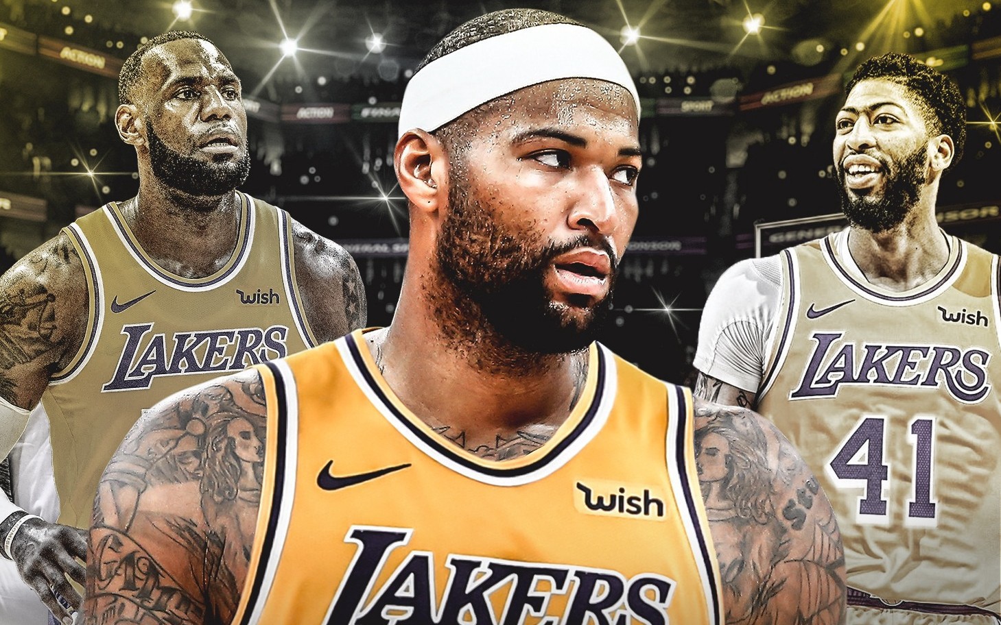 DeMarcus Cousins háo hức khi được thi đấu cùng với Anthony Davis và LeBron James