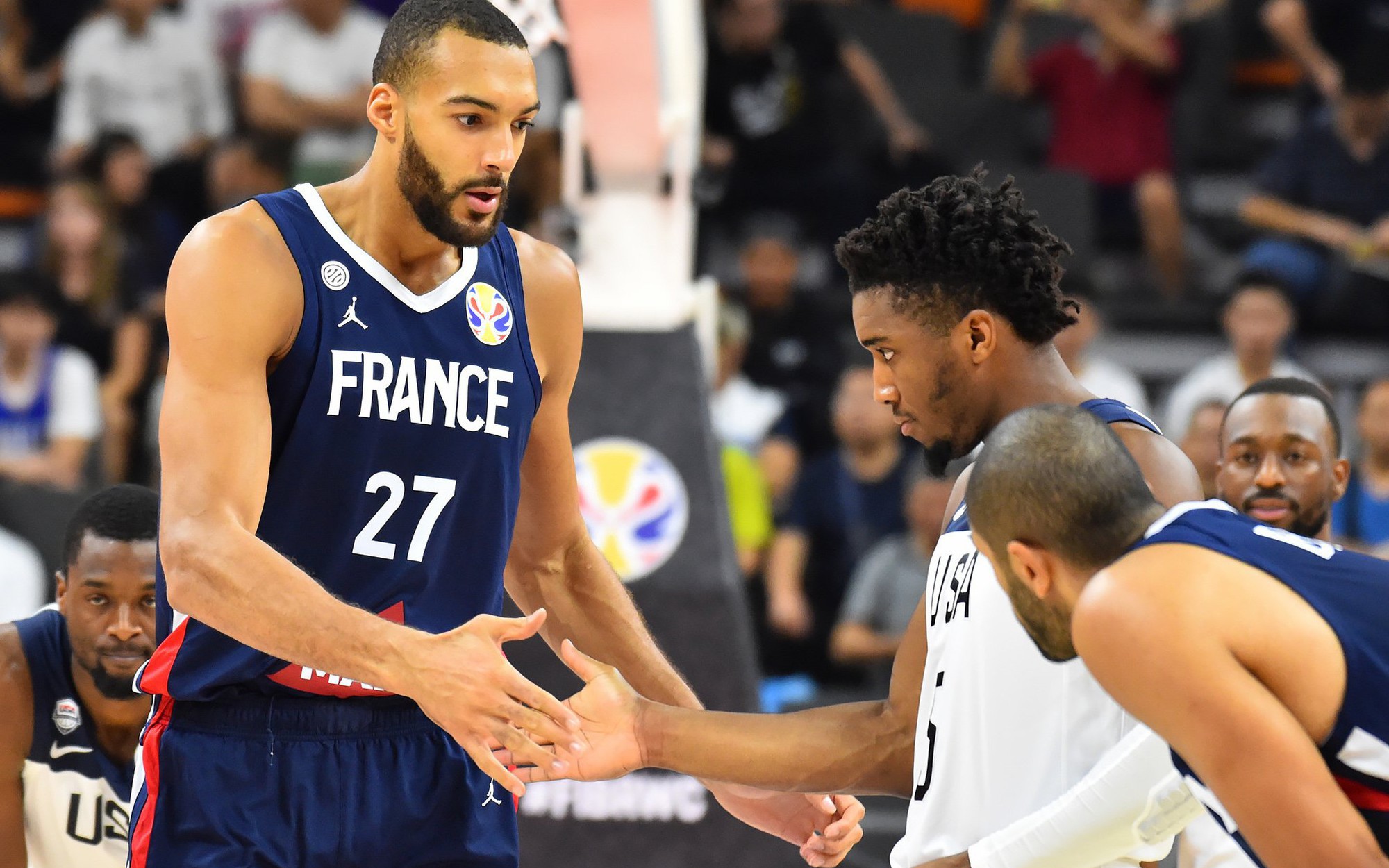 Rudy Gobert tin tưởng Donovan Mitchell sẽ trưởng thành hơn sau vấp ngã ở FIBA World Cup 2019