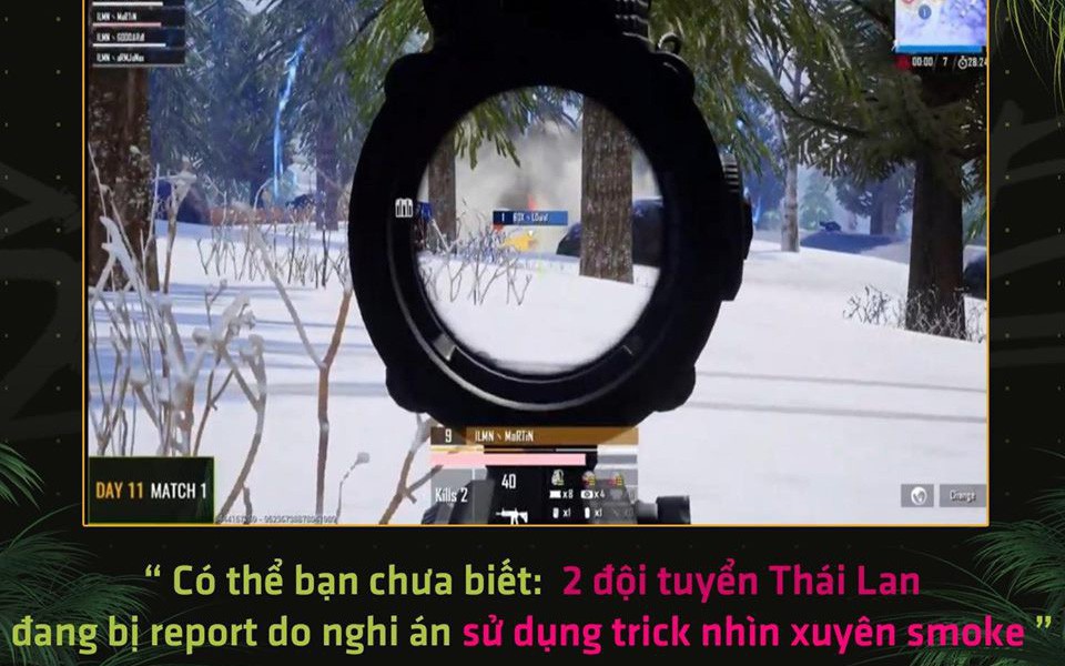 Đội tuyển Thái Lan bị tố gian lận giữa thềm giải đấu PUBG Mobile chuyên nghiệp