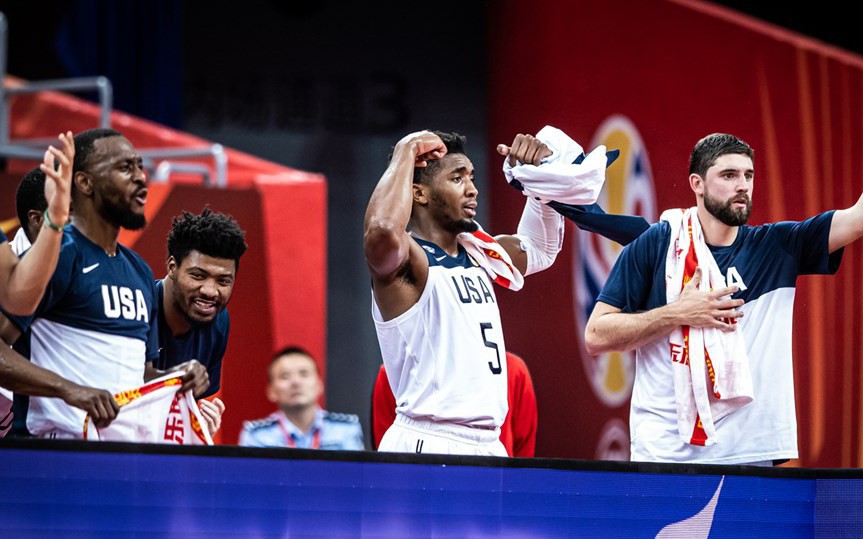 Kết quả ngày thi đấu 5/9 FIBA World Cup 2019: Mỹ huỷ diệt Nhật Bản, giải toả tinh thần trước khi vào vòng 2