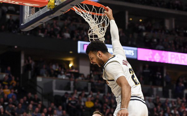 Bị khước từ siêu phẩm úp rổ, Jamal Murray vẫn giúp Denver Nuggets áp sát Los Angeles Clippers