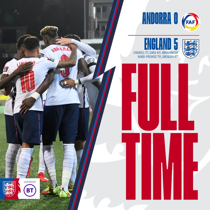 Tuyển Anh hủy diệt "tí hon" Andorra 5 bàn không gỡ - Ảnh 1.