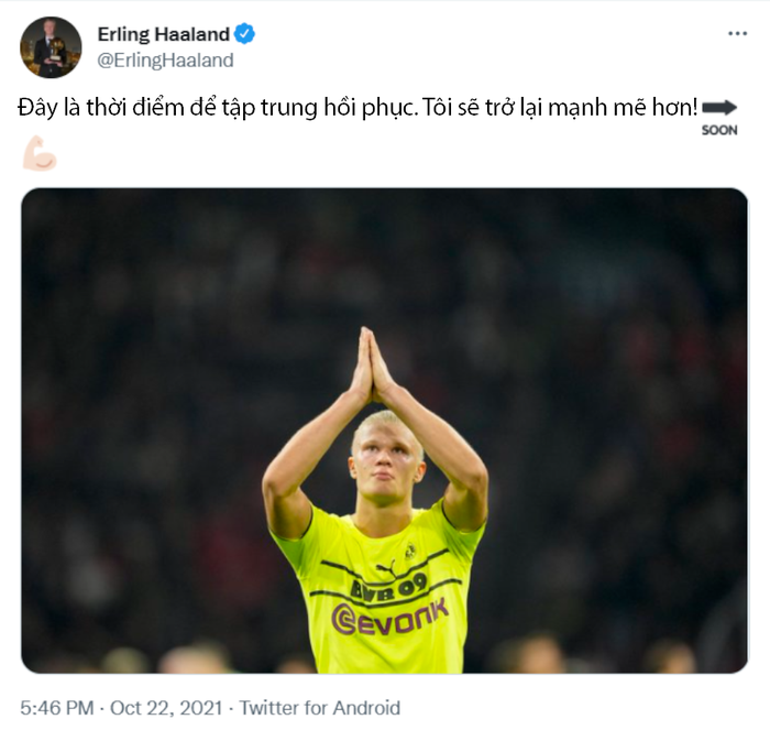 Tin sốc cho Dortmund: Haaland phải nghỉ thi đấu tới hết năm 2021 - Ảnh 2.