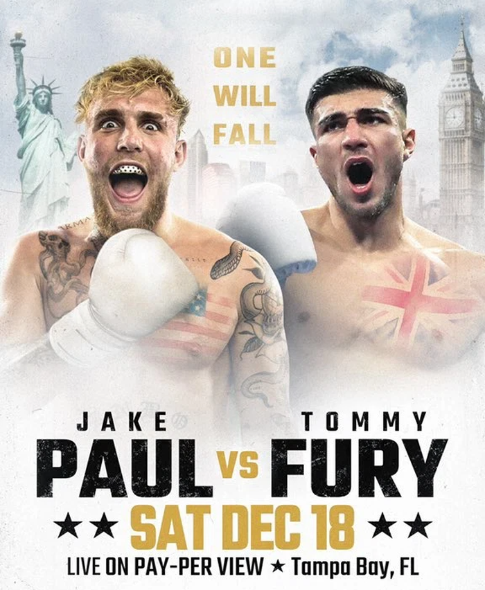 Chính thức: Jake Paul chốt thượng đài cùng Tommy Fury vào tháng 12, đại chiến kéo dài 8 hiệp - Ảnh 1.