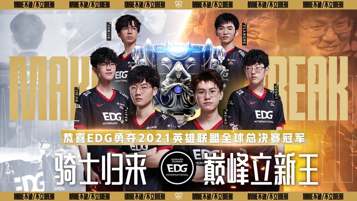 EDG được đánh giá cao ở LPL mùa Xuân 2021