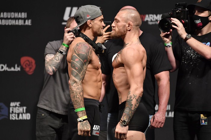 Conor McGregor và Dustin Poirier