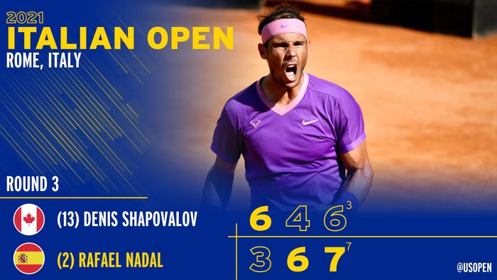 Djokovic hủy diệt đối thủ, Nadal thoát thua ngoạn mục ở vòng 3 Rome Masters - Ảnh 13.