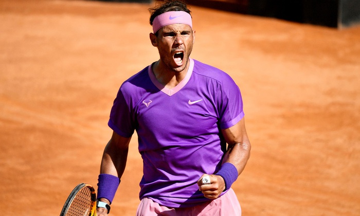 Djokovic hủy diệt đối thủ, Nadal thoát thua ngoạn mục ở vòng 3 Rome Masters - Ảnh 7.