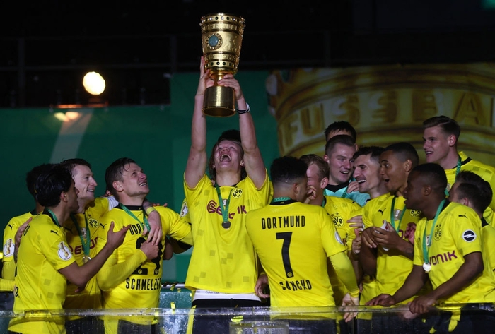 Sancho và Haaland rực sáng đưa Dortmund vô địch Cúp Quốc gia Đức - Ảnh 8.