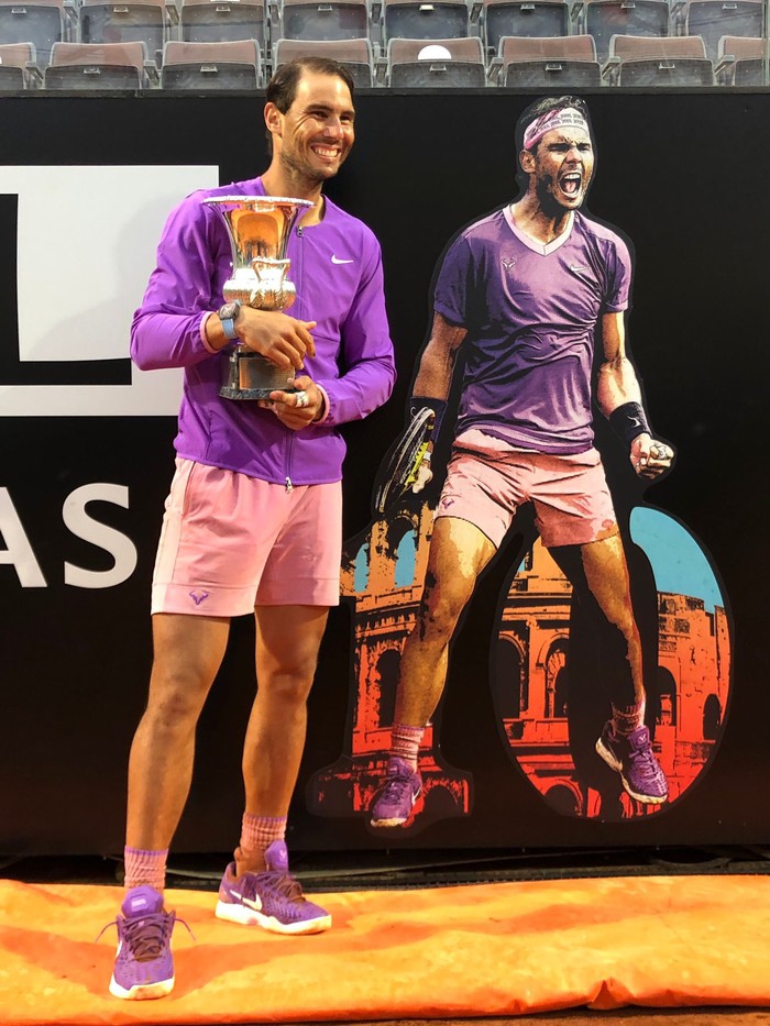 Đánh bại địch thủ Djokovic, Nadal lần thứ 10 vô địch Rome Masters - Ảnh 2.