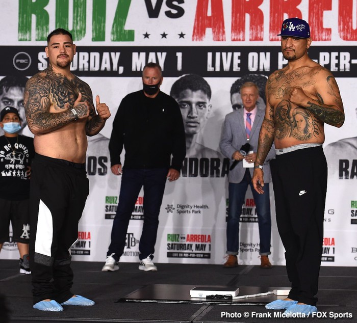 Hậu giảm cân, nhà cựu vô địch boxing thế giới Andy Ruiz Jr chật vật vượt qua lão tướng Chris Arreola - Ảnh 1.