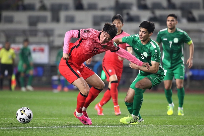 Son Heung-min "tịt ngòi", Hàn Quốc vẫn thắng đậm 5-0 ở vòng loại World Cup - Ảnh 2.