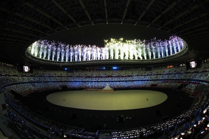 Lễ khai mạc Olympic Tokyo 2021 hoành tráng và lung linh sắc màu - Ảnh 5.