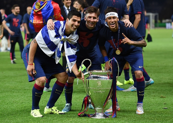 Bộ ba sát thủ Suarez - Messi - Neymar và chức vô địch Champions League 2014/15