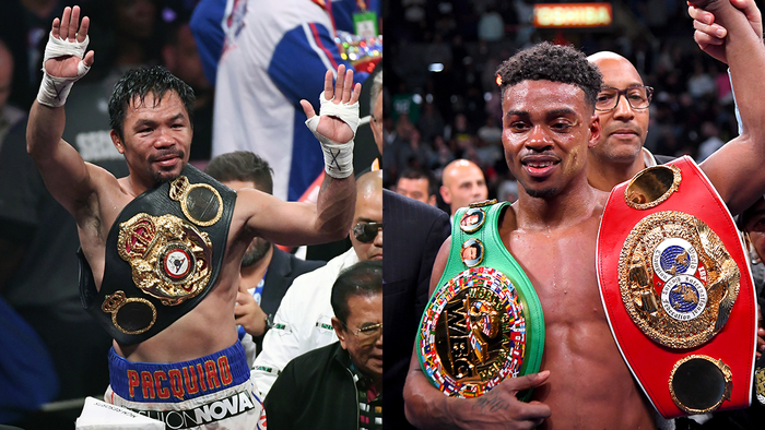 Manny Pacquiao và HLV Freddie Roach tái ngộ cho trận đấu với Errol Spence - Ảnh 1.