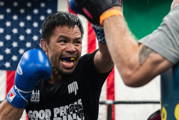 Manny Pacquiao tập luyện tích cực, sẵn sàng cho trận đấu có thể là cuối cùng trong sự nghiệp - Ảnh 7.