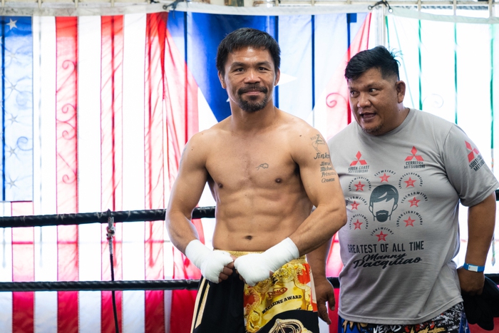 Manny Pacquiao tập luyện tích cực, sẵn sàng cho trận đấu có thể là cuối cùng trong sự nghiệp - Ảnh 3.