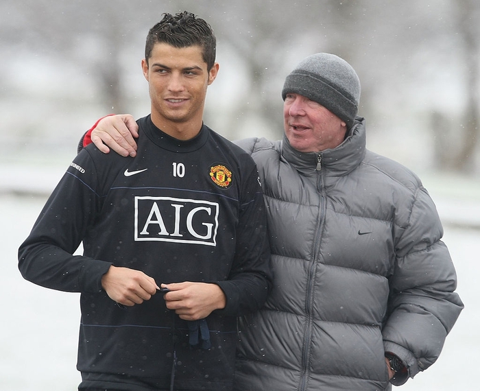 Sir Alex Ferguson luôn là nguồn động viên lớn của Ronaldo