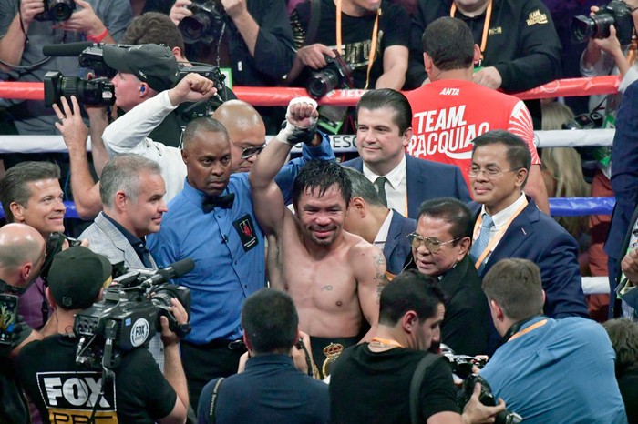 Sự nghiệp của huyền thoại Manny Pacquiao qua ảnh: Khoảnh khắc không thể quên của nhà vô địch thế giới ở 8 hạng cân - Ảnh 13.