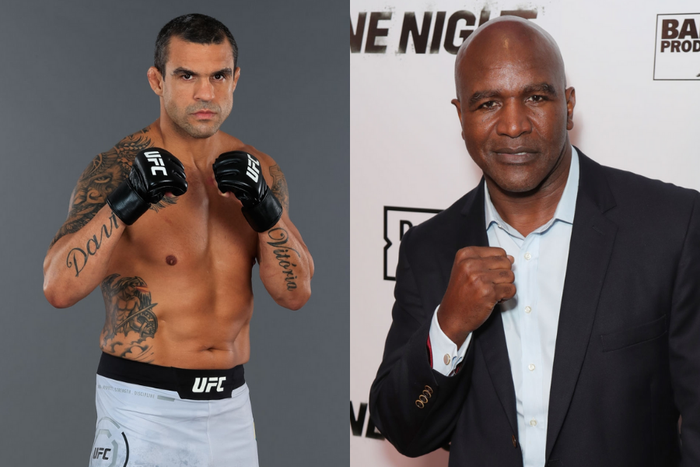 Oscar De La Hoya rút khỏi trận gặp Vitor Belfort, huyền thoại Evander Holyfield đứng ra thay thế - Ảnh 3.