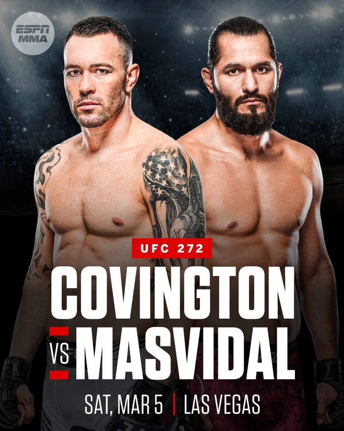 Colby Covington vs Jorge Masvidal dẫn đầu sự kiện UFC 272, trận đấu của Aljamain Sterling lại bị hoãn - Ảnh 1.