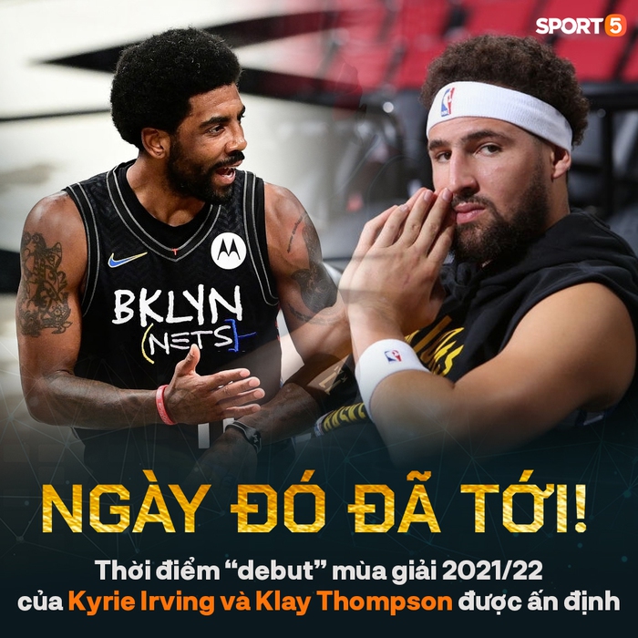 Tin vui cho NHM Brooklyn Nets và Golden State Warriors: Kyrie Irving và Klay Thompson ấn định ngày trở lại sàn đấu - Ảnh 1.