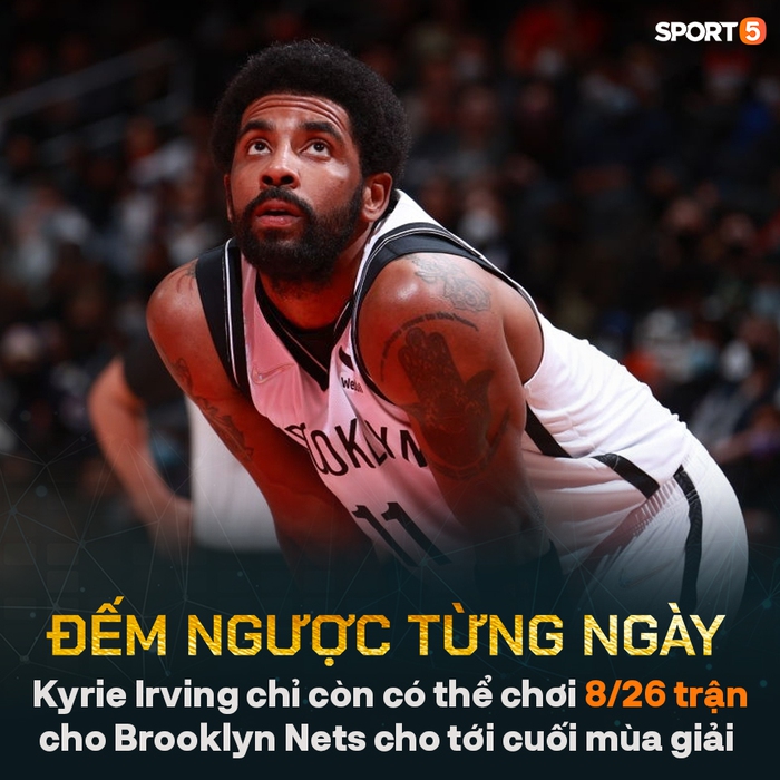 Kyrie Irving đáp trả cực gắt khi bị hỏi về vấn đề tiêm chủng: 