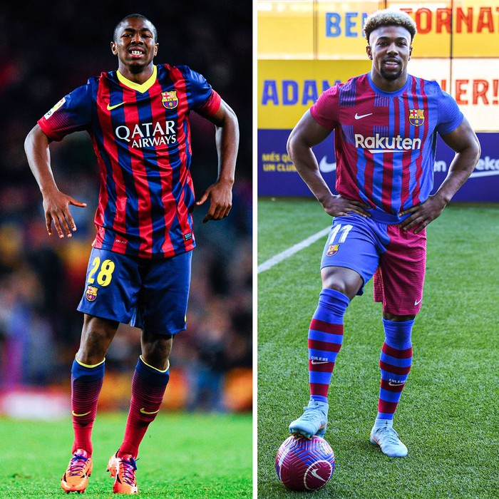 Adama Traore thể hiện cơ bắp cuồn cuộn trong lễ ra mắt Barcelona - Ảnh 5.