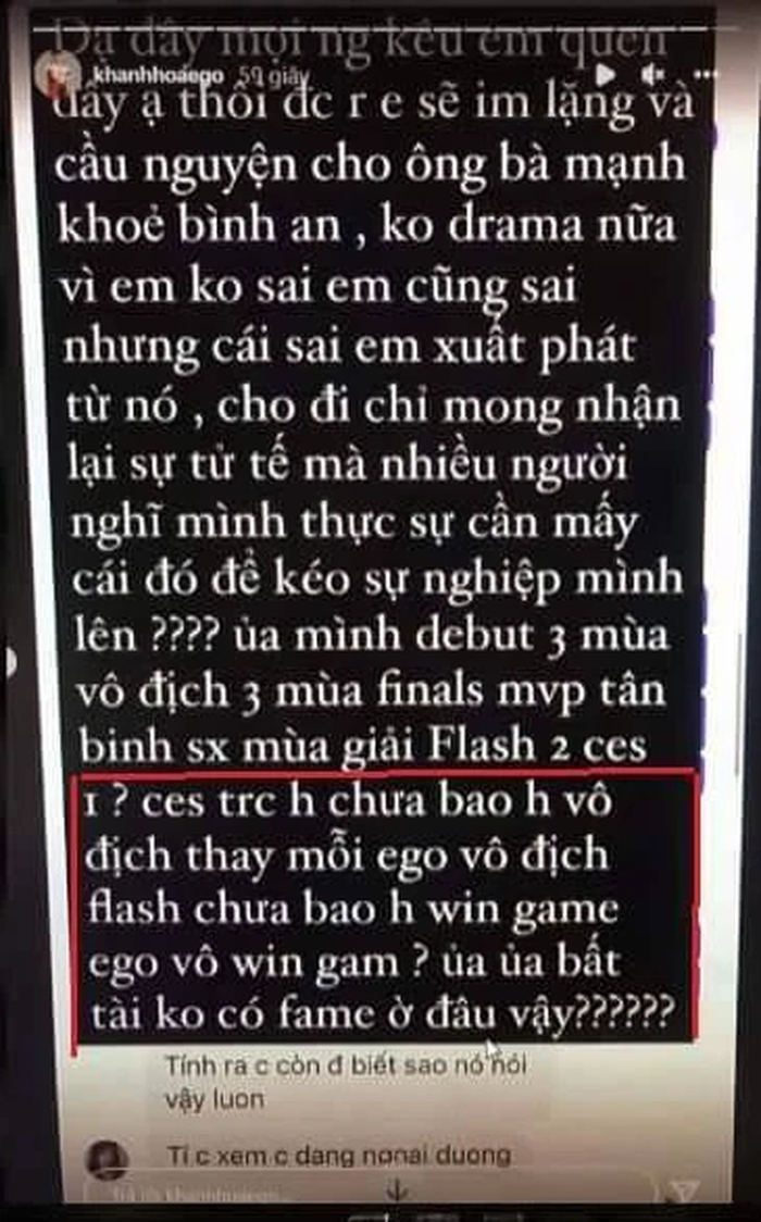 EGO phát ngôn gây tranh cãi về thành tích của Team Flash và Cerberus Esports, đội tuyển chủ quản lần đầu lên tiếng - Ảnh 1.