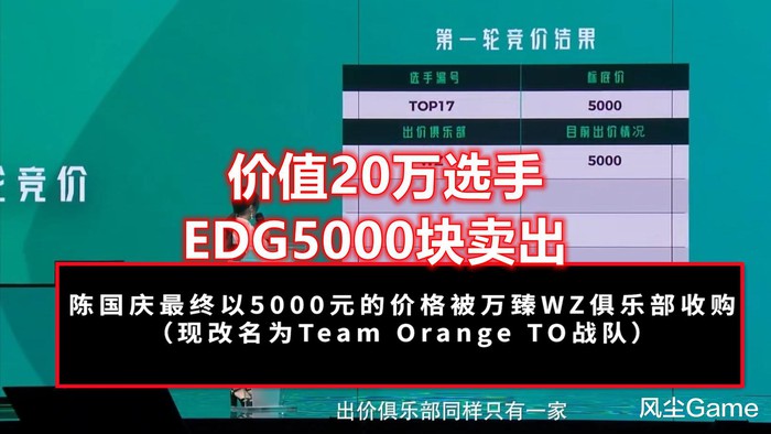 20 nghìn tài năng trẻ của EDG bị ra bán