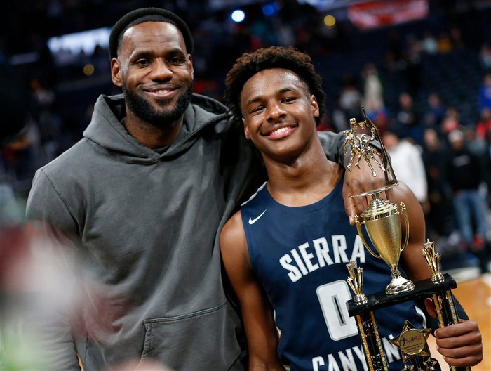 Bronny James nằm ở đâu trên phiếu đánh giá của các tuyển trạch viên? - Ảnh 6.