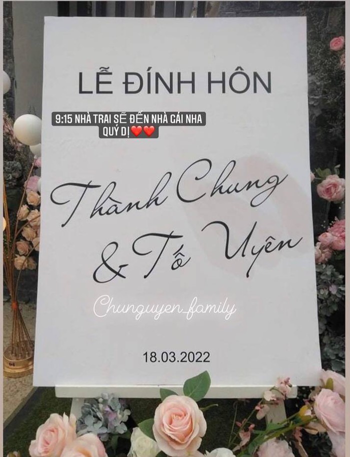 Cập nhật lễ đính hôn của Thành Chung và Tố Uyên: Nhà trai đã đến - Ảnh 1.