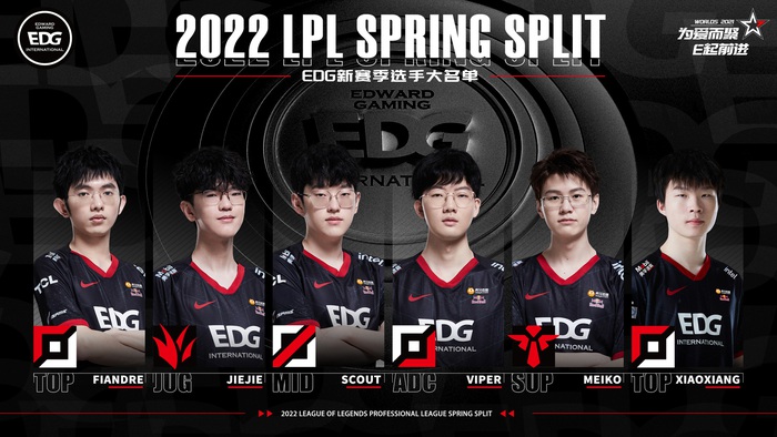 EDG đang phải chiến đấu chật vật cho top 4 LPL mùa Xuân 2022