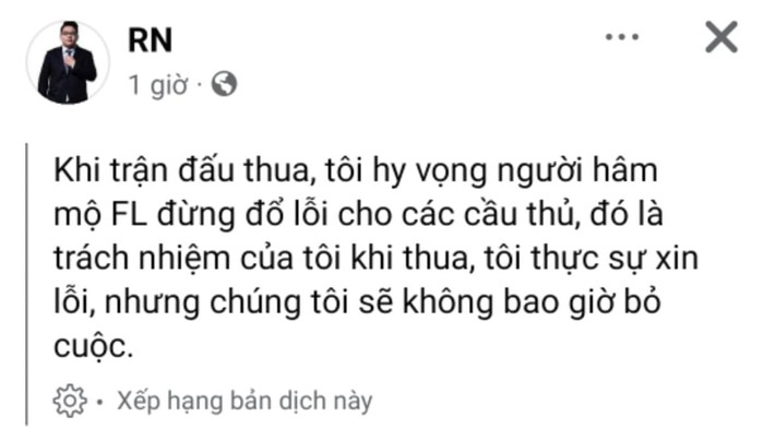 HLV Rainer gửi lời xin lỗi đến người hâm mộ của Team Flash sau trận thua V Gaming - Ảnh 2.