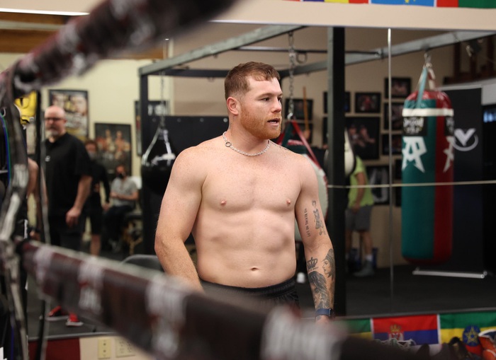 Canelo Alvarez chuyển sang ăn chay trước thềm trận đại chiến với Dmitry Bivol - Ảnh 1.